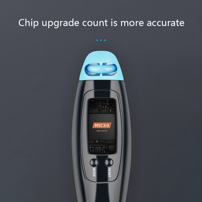 Smart AirRope digital display close-up with upgraded counting chip