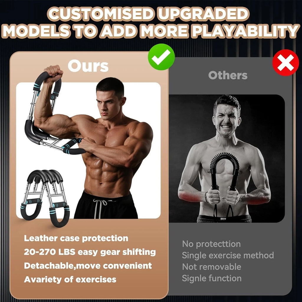 Flex Grip trainer features vs standard chest expanders
